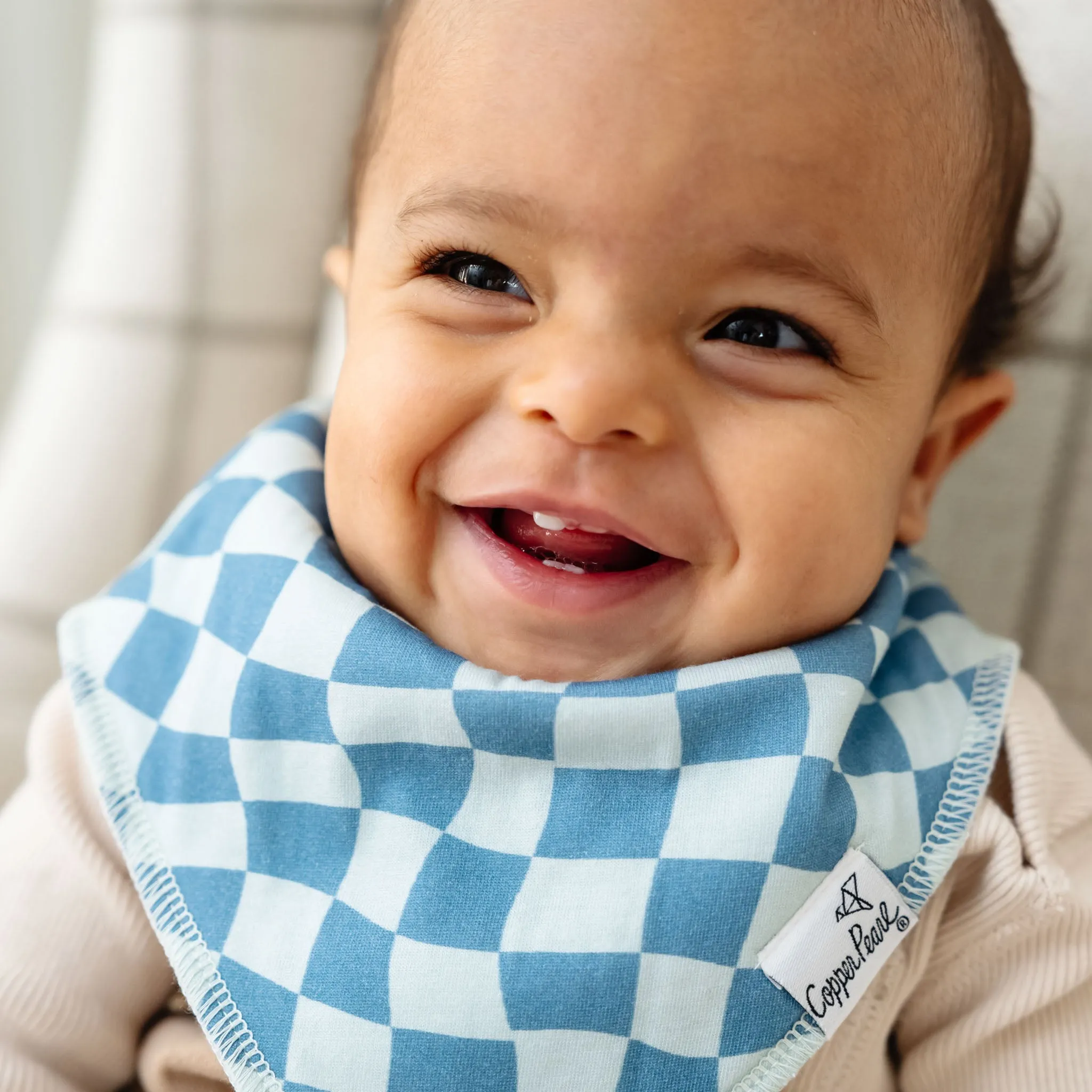 Copper Pearl Baby Bandana Bibs | Ryder