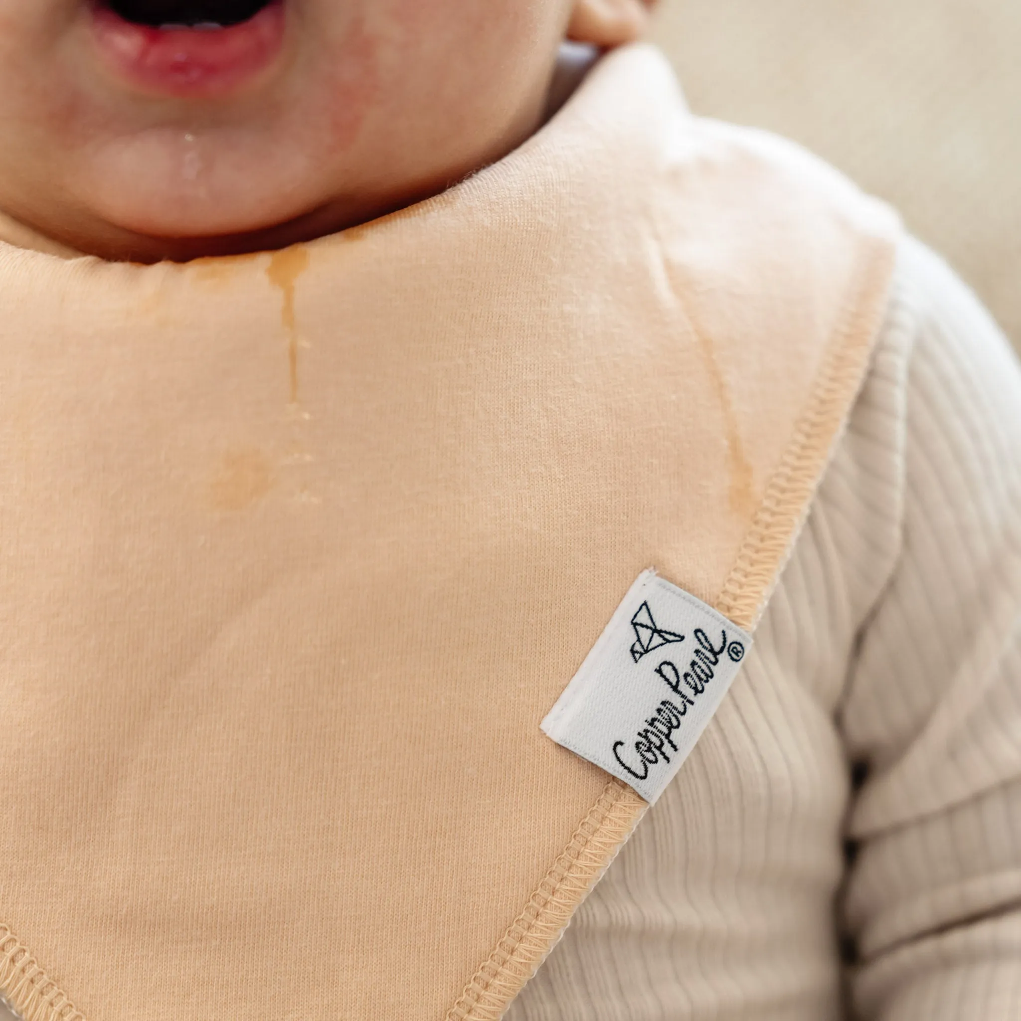 Copper Pearl Baby Bandana Bibs | Ryder