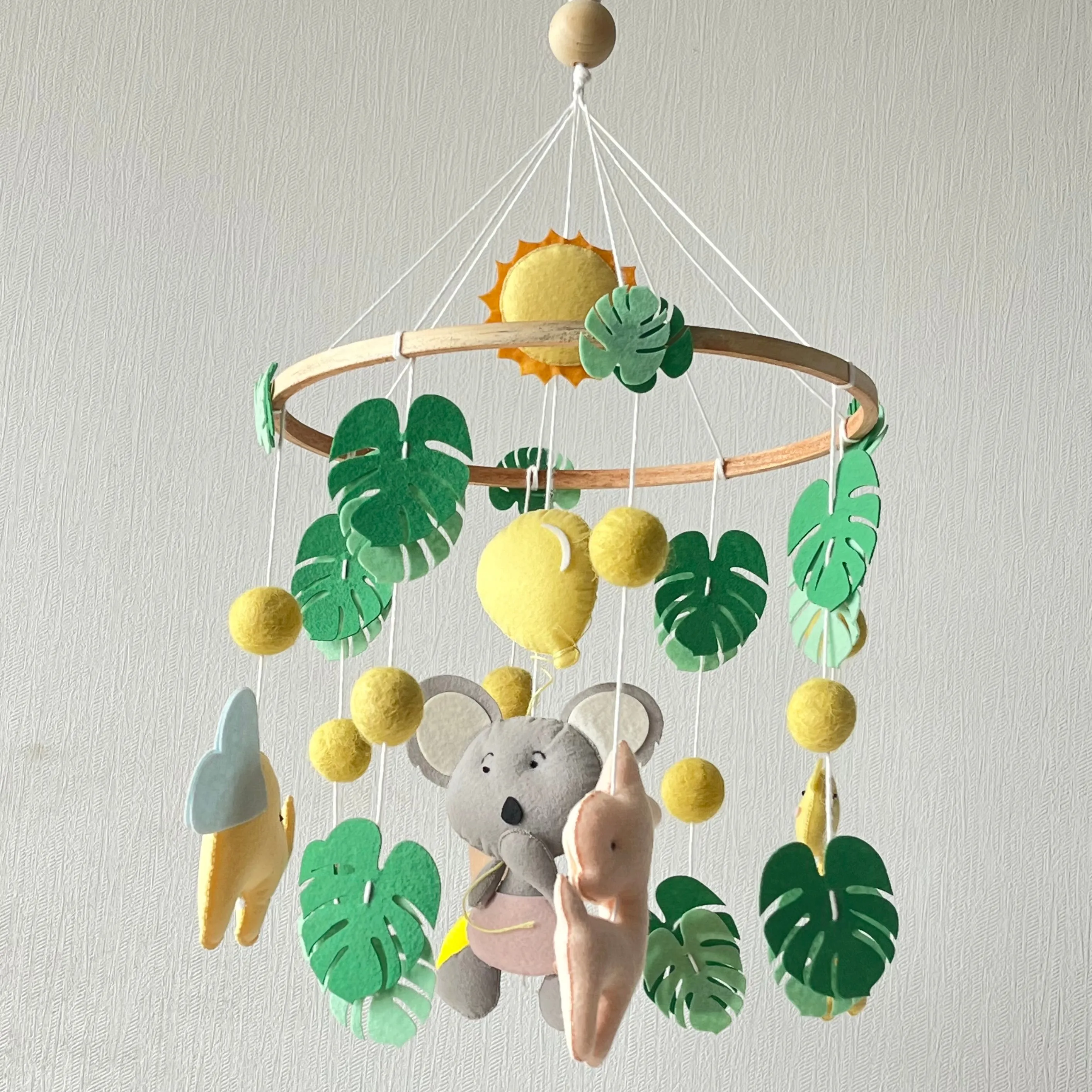 Cot / Crib Mobile - Safari Adventure
