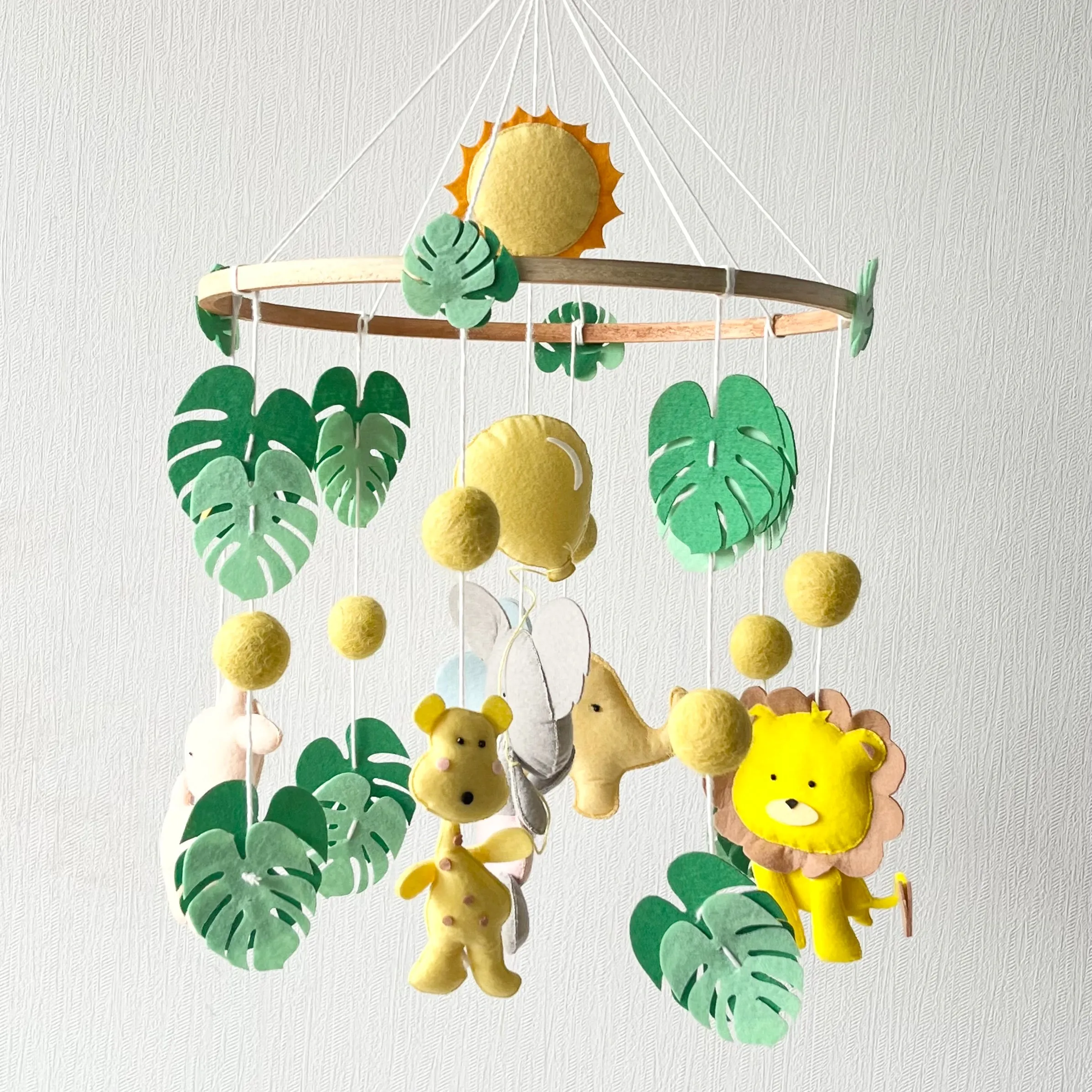 Cot / Crib Mobile - Safari Adventure