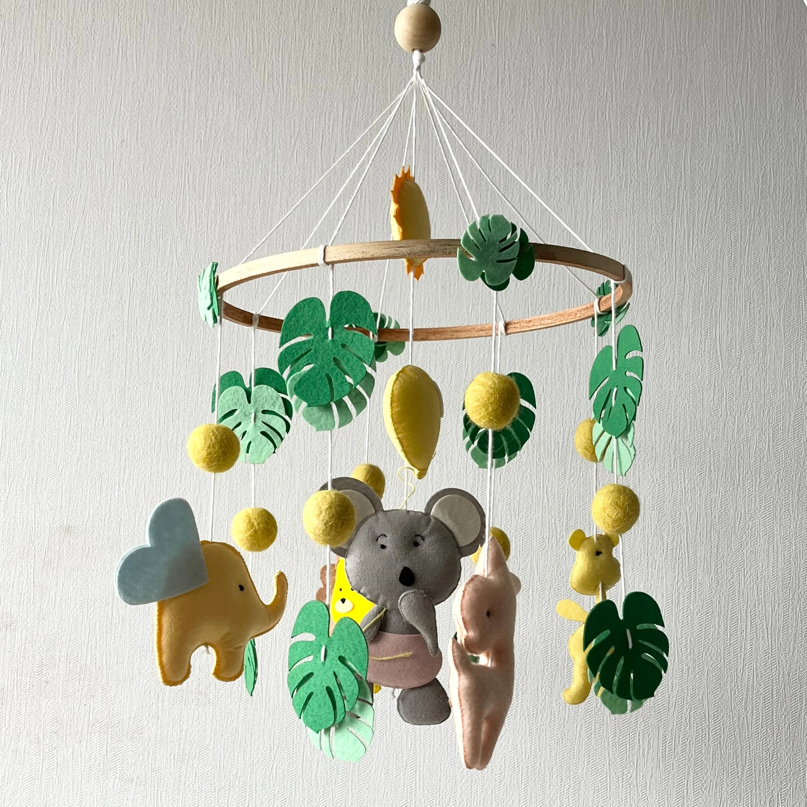 Cot / Crib Mobile - Safari Adventure