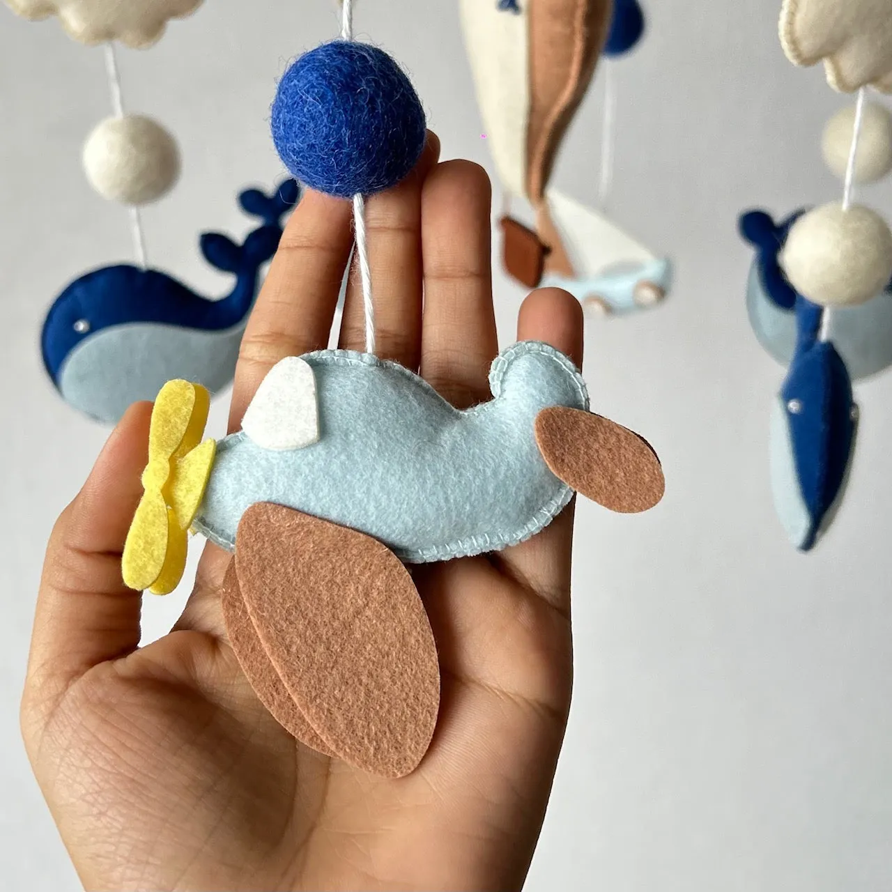 Cot / Crib Mobile - Seaside Skies