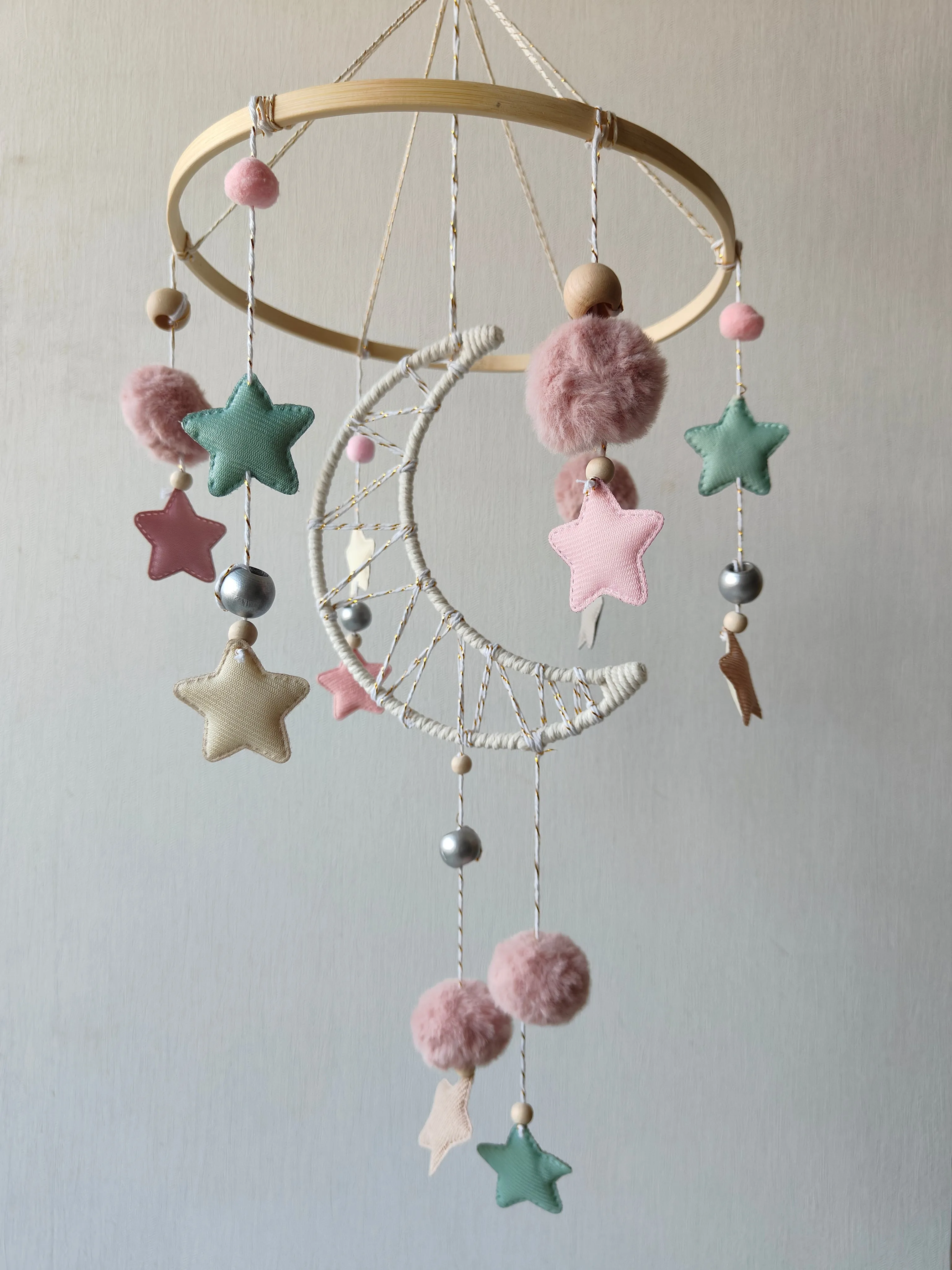 Cot / Crib Mobile - Starry Moon