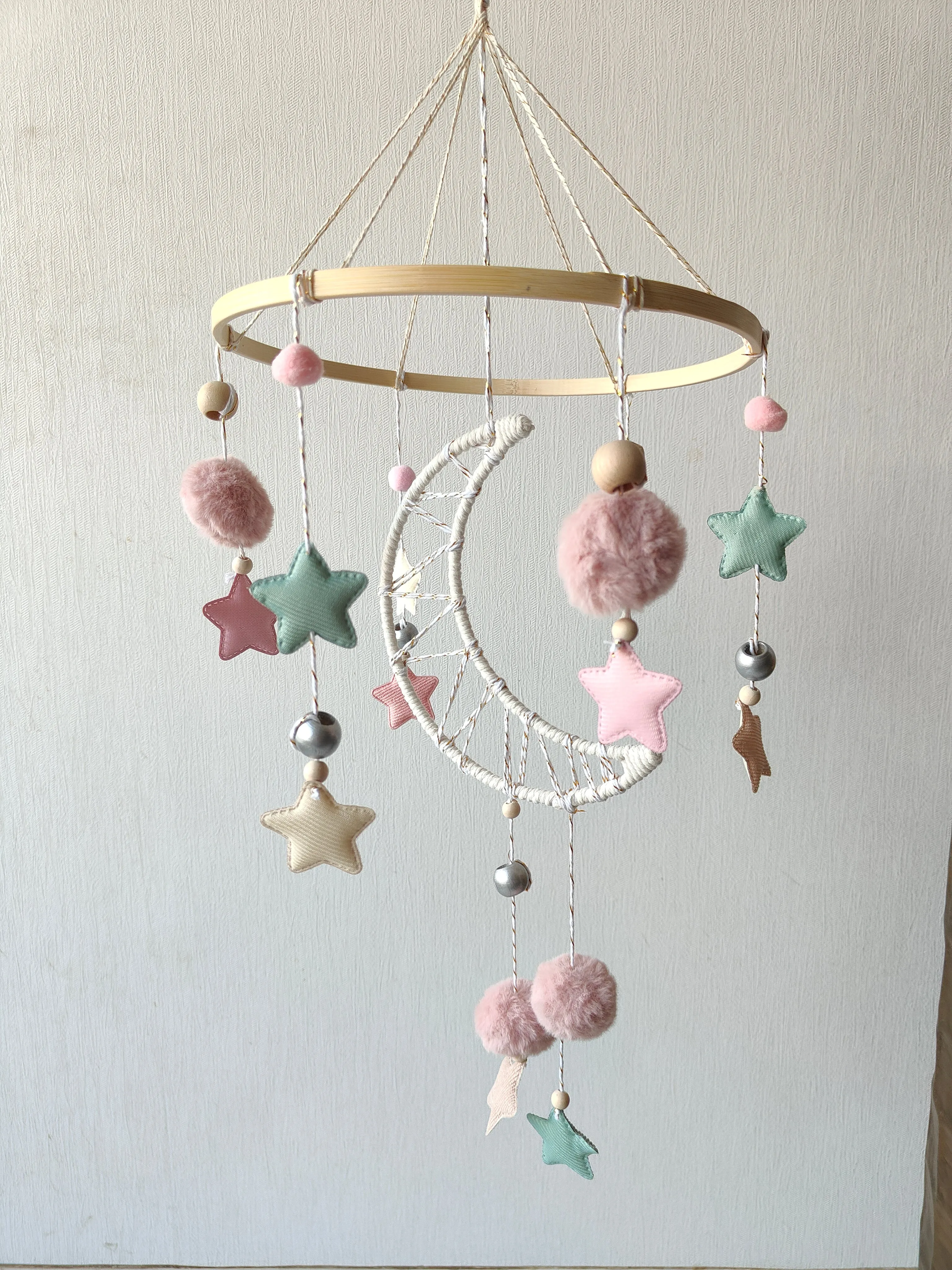 Cot / Crib Mobile - Starry Moon