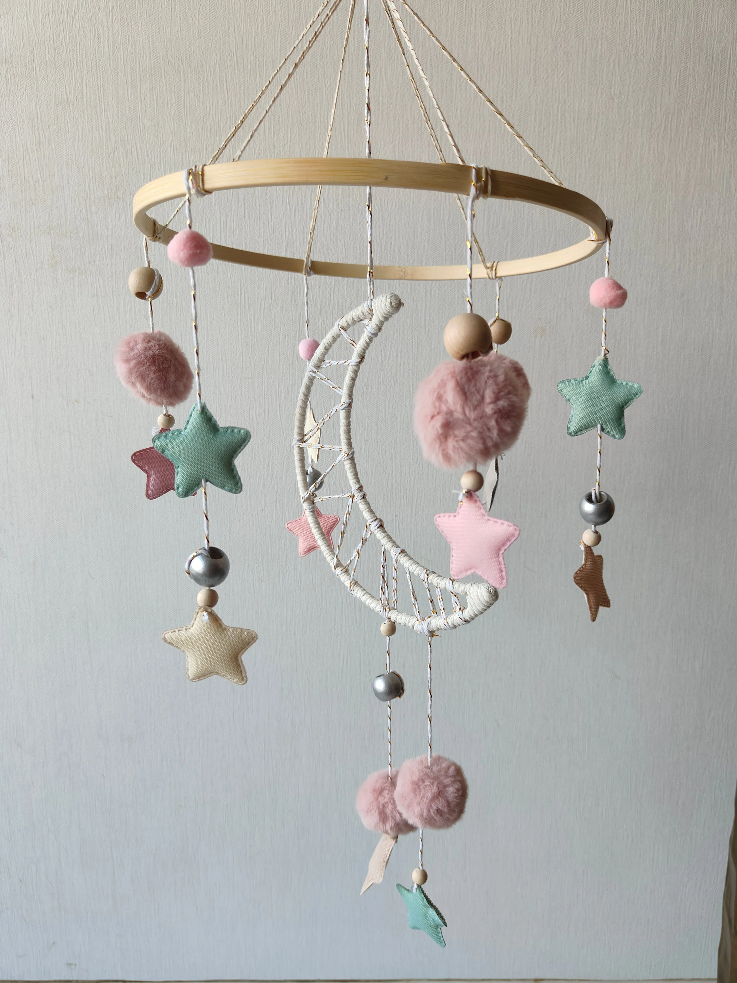 Cot / Crib Mobile - Starry Moon