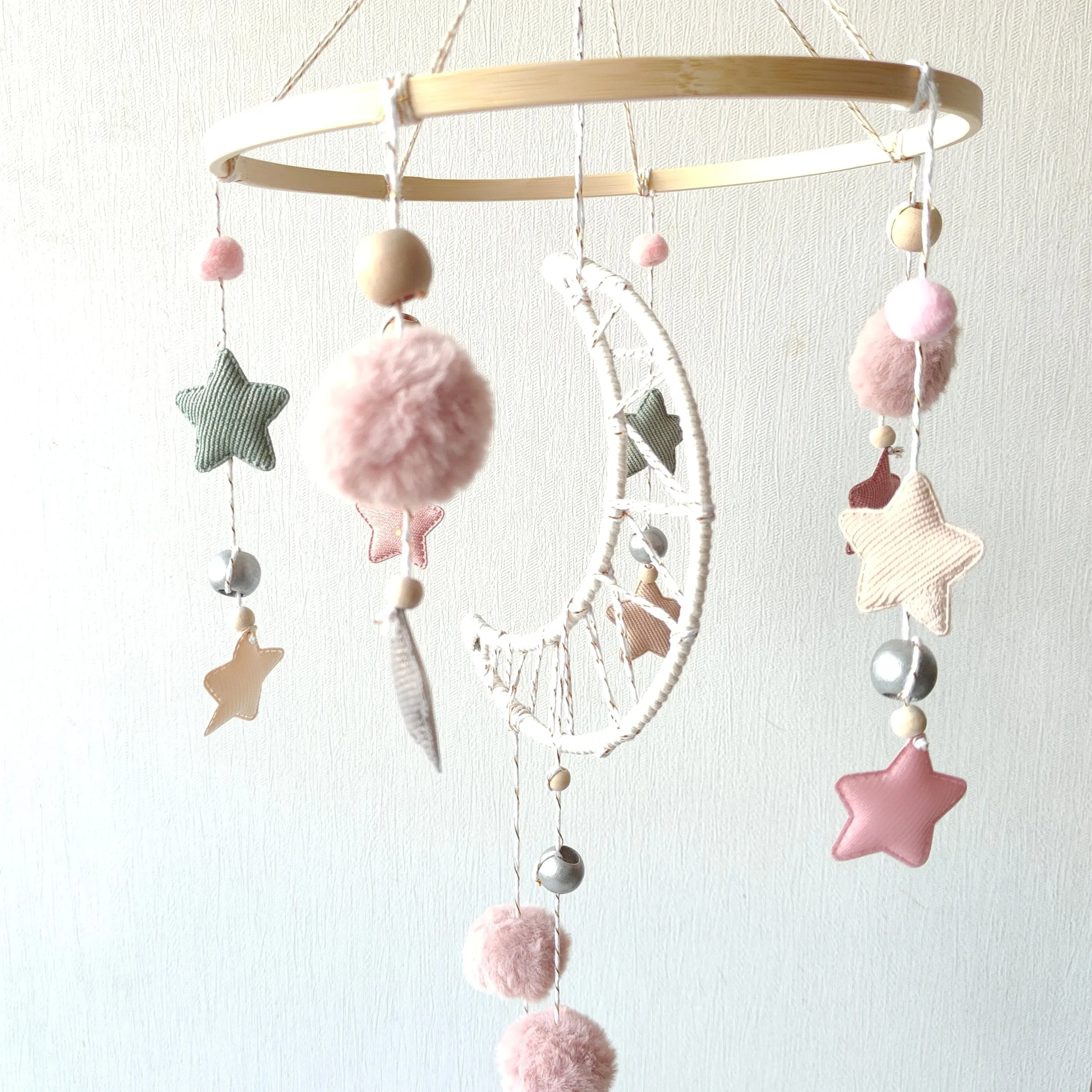 Cot / Crib Mobile - Starry Moon