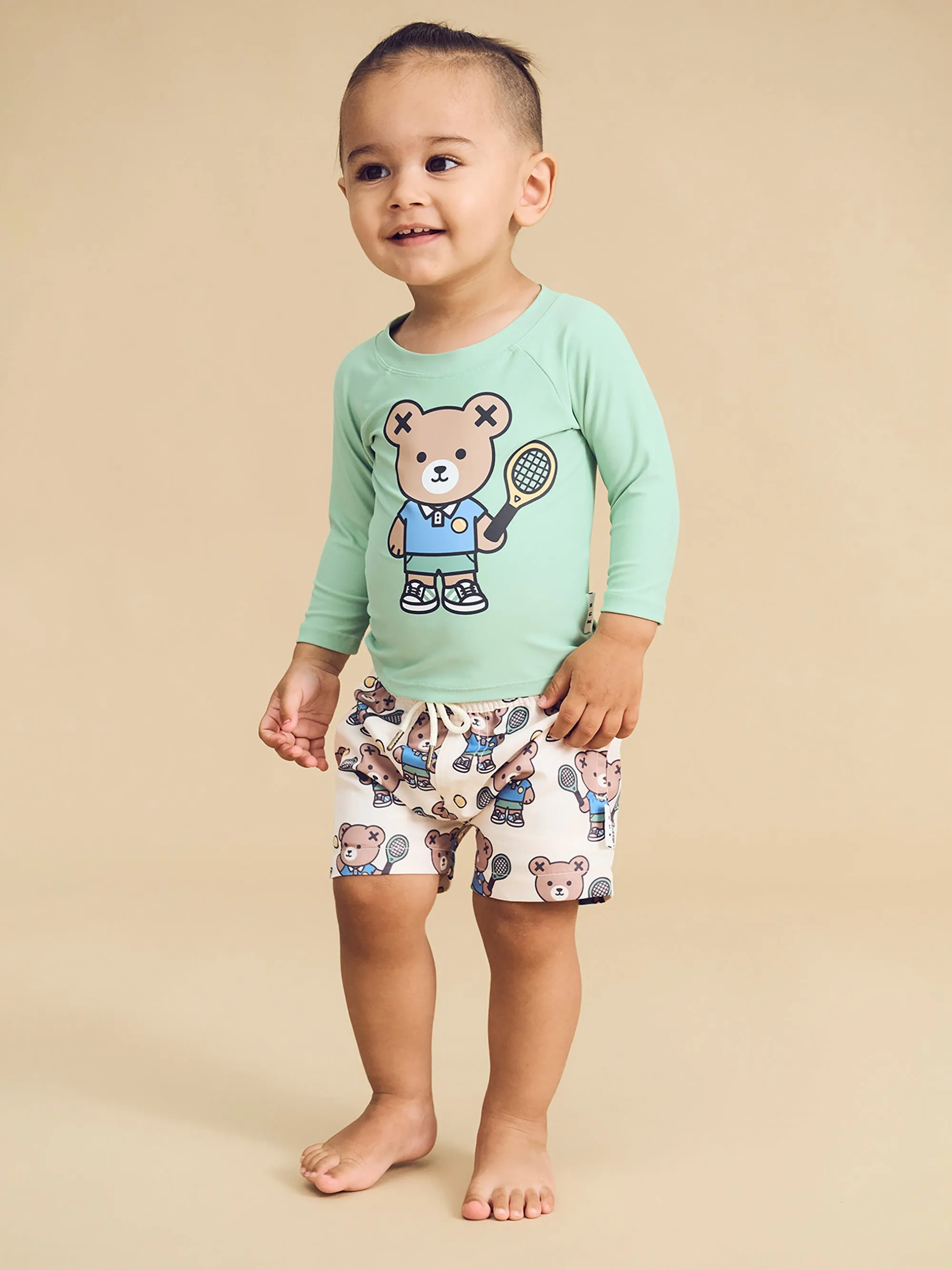 Huxbaby Tennis Hux Swim Short - Ecru