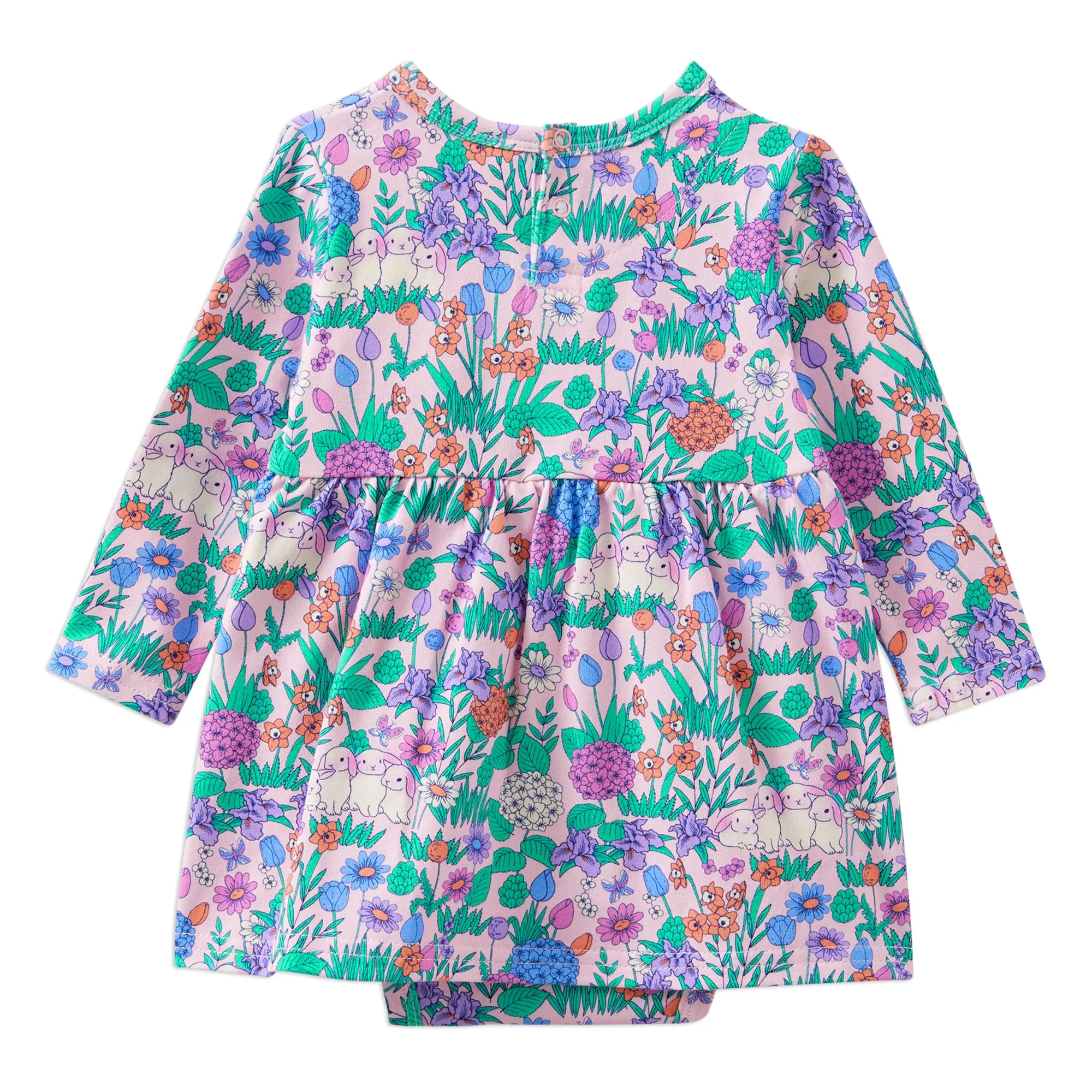 Milky Daffodil Easter Baby Dress