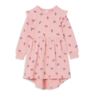 Milky Fleece Hi Lo Dress - Blossom