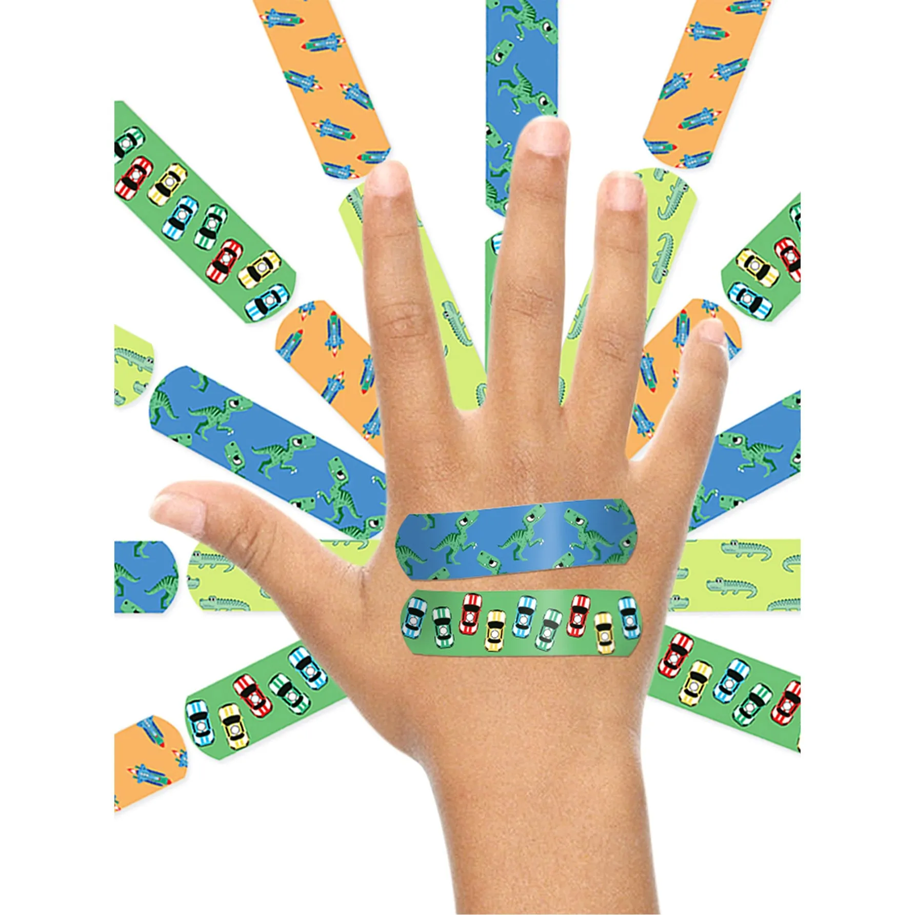 Ouchie Non-Toxic Printed Triple Combo (60 Pack) - Space Blue, Yellow, Blue