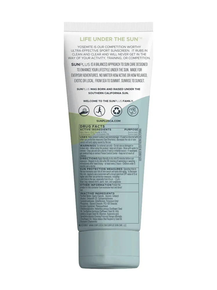 Yosemite Sunscreen - Sport Inspired